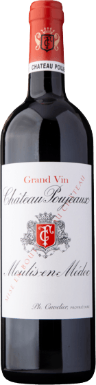 Château Poujeaux Moulis-en-Médoc Cru Bourgeois Exceptionnel halvflaske