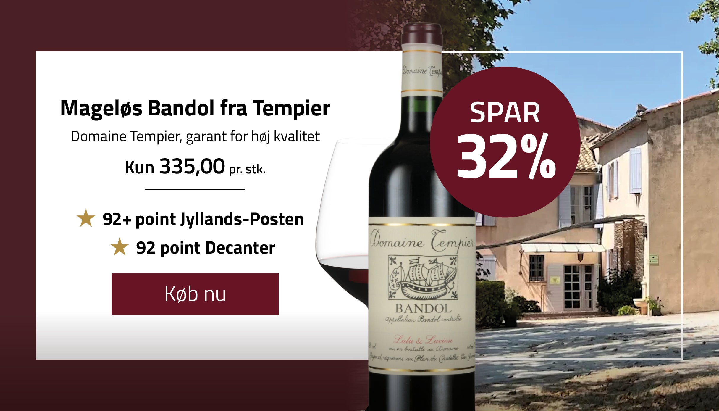 Bandol Rouge Lulu & Lucien tilbud